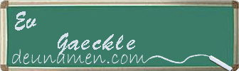 Ev Gaeckle Visitenkarte